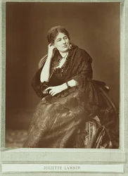 Juliette Adam, nee Lamber (1836-1936), de &39;Galerie Contemporaine&39;, c.1874-78